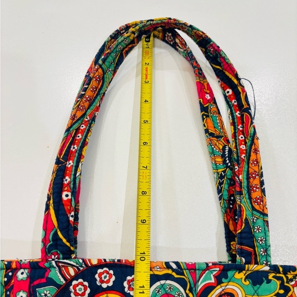 Vera Bradley Multicolor Paisley Tote H 11 * W 14.5 Mint Condition - Picture 8 of 9